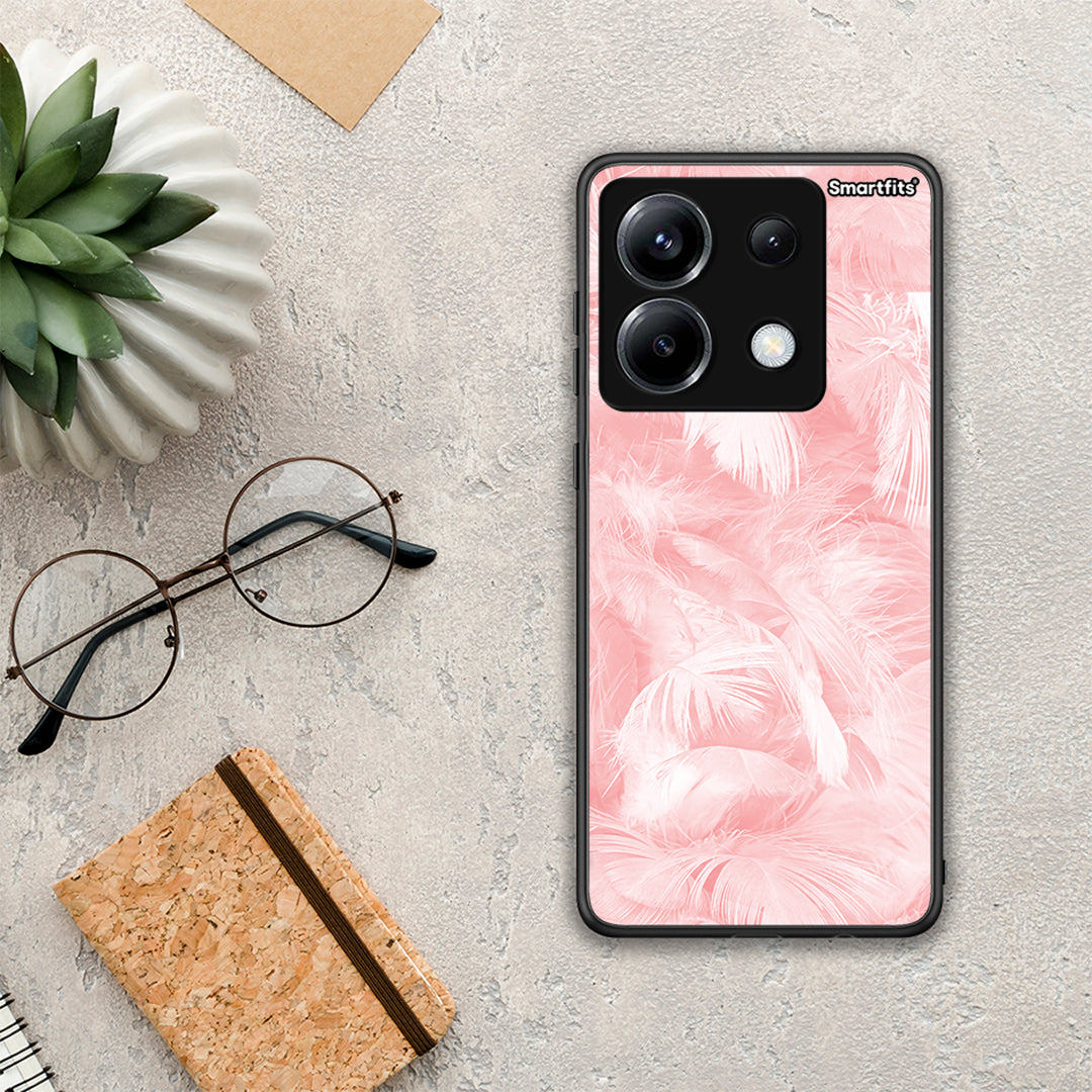 Boho Pink Feather - Xiaomi Poco X6 θήκη