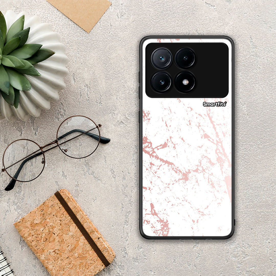Marble Pink Splash - Xiaomi Poco X6 Pro 5G θήκη