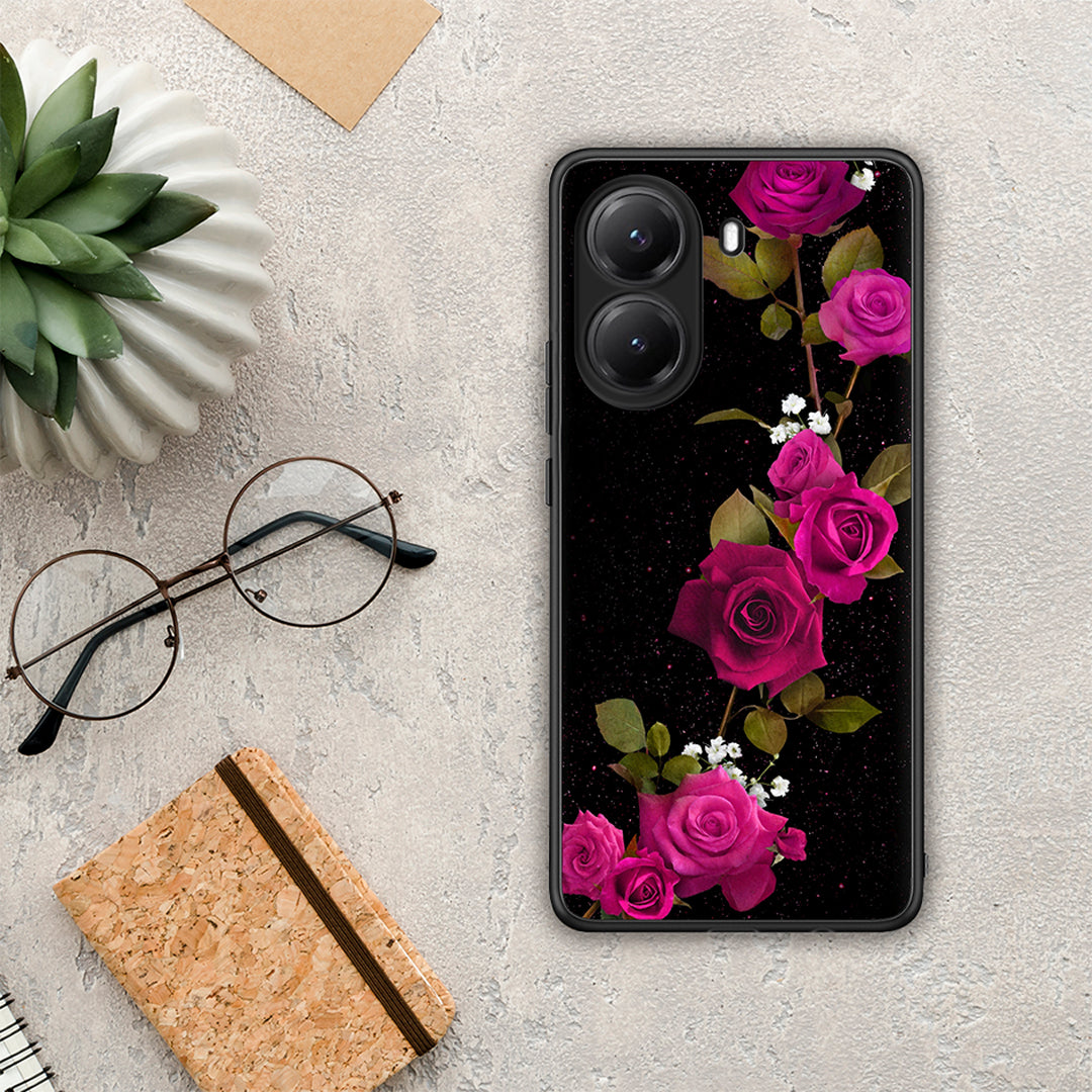 Flower Red Roses - Xiaomi Poco X7 Pro θήκη