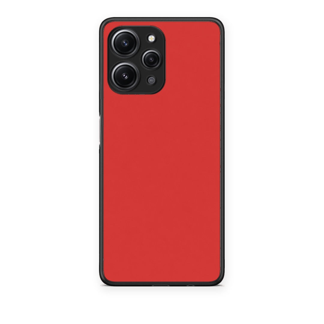 Θήκη Xiaomi Redmi 12 4G Poppy Red από τη Smartfits με σχέδιο στο πίσω μέρος και μαύρο περίβλημα | Xiaomi Redmi 12 4G Poppy Red case with colorful back and black bezels