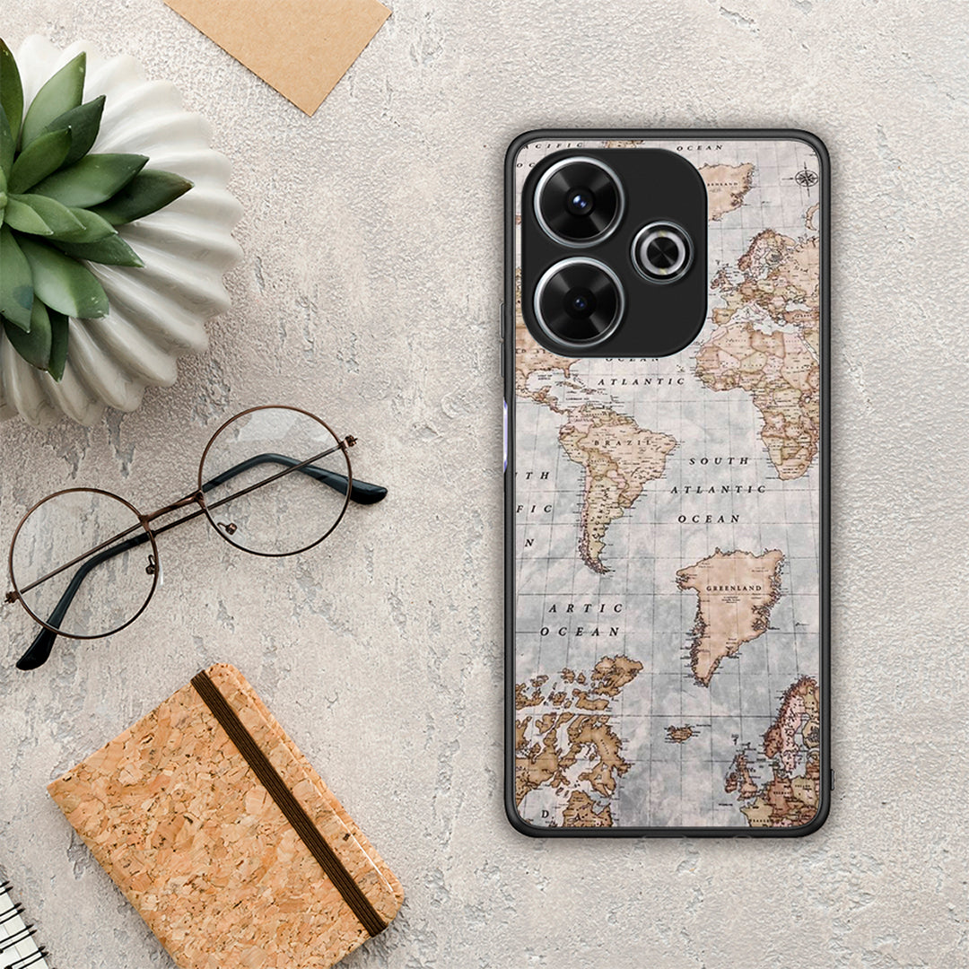 World Map - Xiaomi Redmi 13 θήκη
