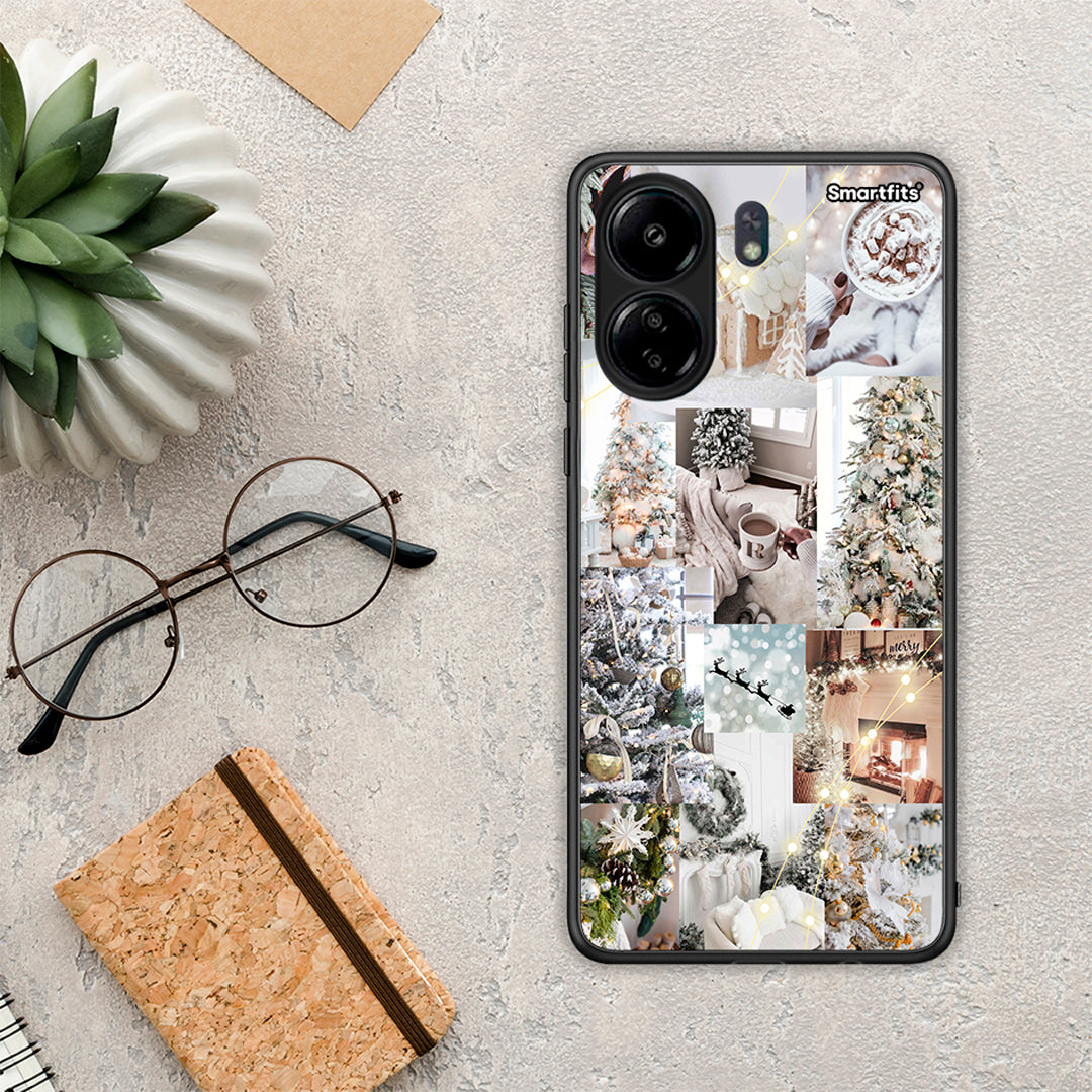 White Christmas - Xiaomi Poco C65 θήκη