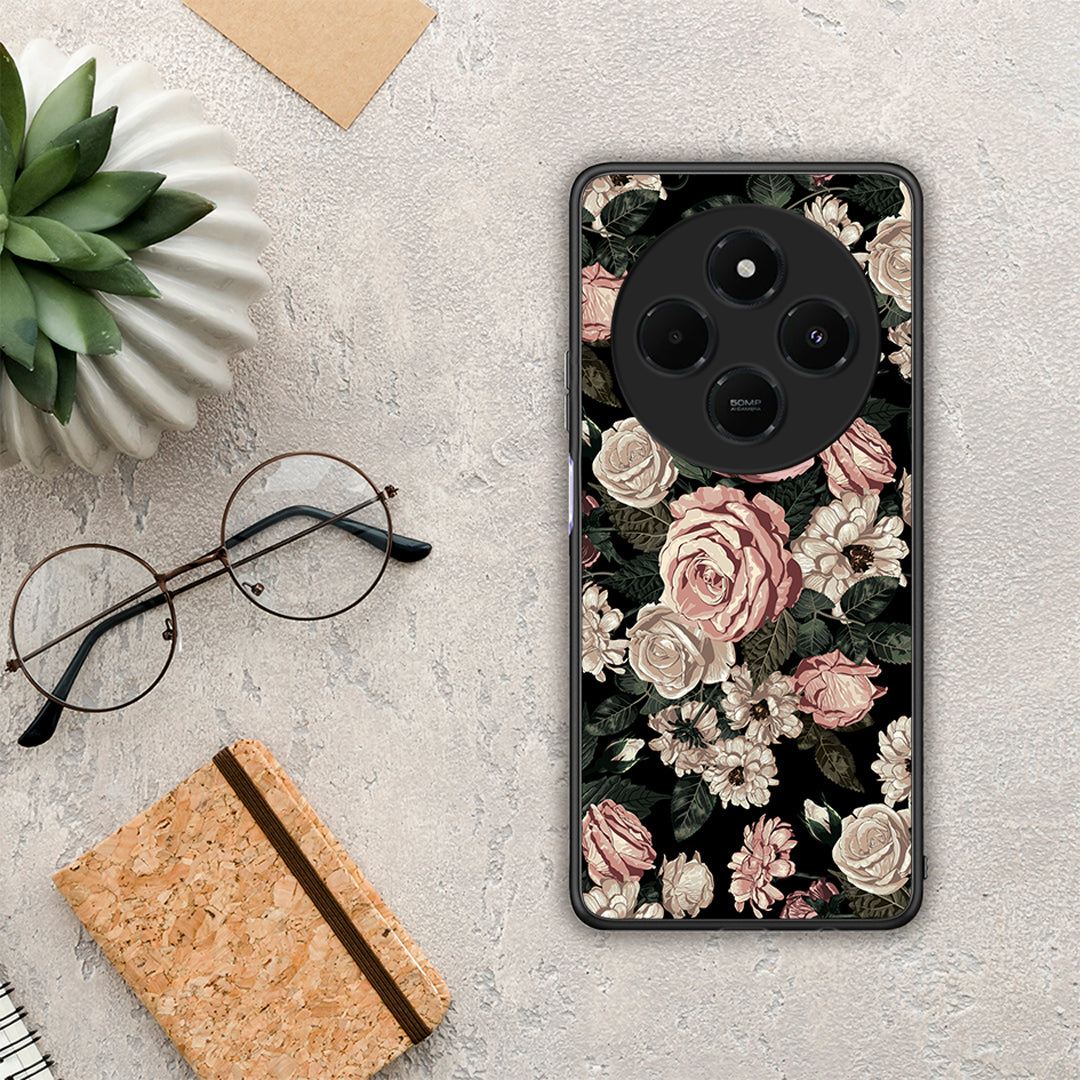 Flower Wild Roses - Xiaomi Redmi 14C NFC / A3 Pro / Poco 75 4G / 5G θήκη