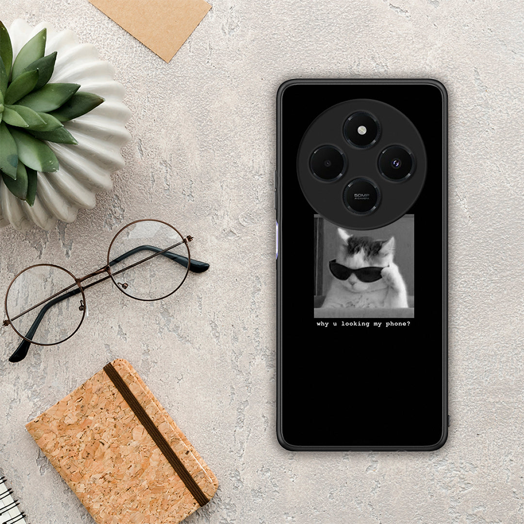 Meme Cat - Xiaomi Redmi 14C NFC / A3 Pro / Poco 75 4G / 5G θήκη