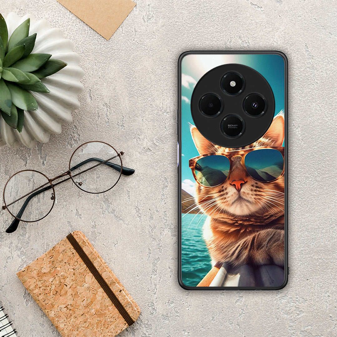 Summer Cat - Xiaomi Redmi 14C NFC / A3 Pro / Poco 75 4G / 5G θήκη