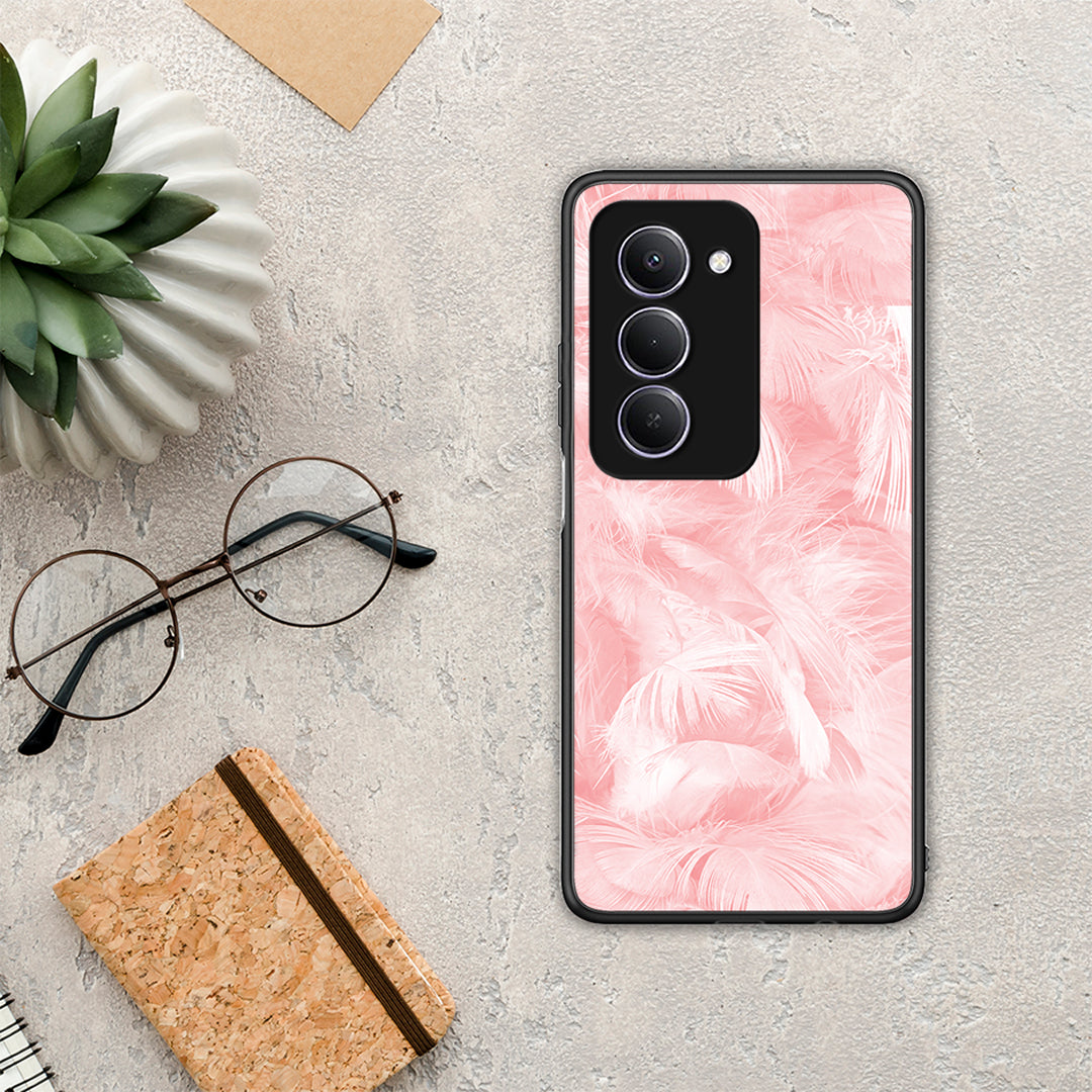 Boho Pink Feather - Xiaomi Redmi 15 θήκη