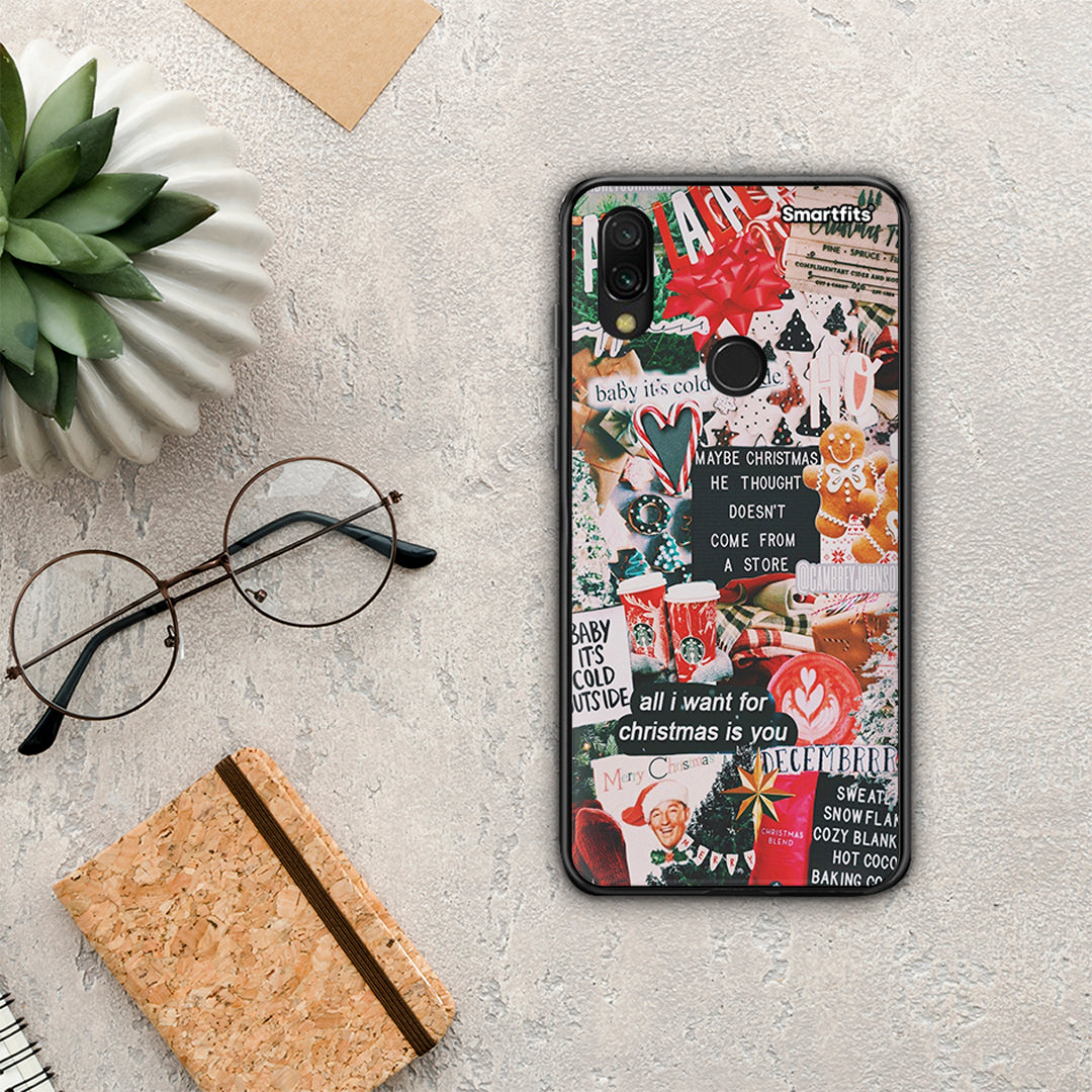 Christmas Happiness - Xiaomi Redmi 7 θήκη