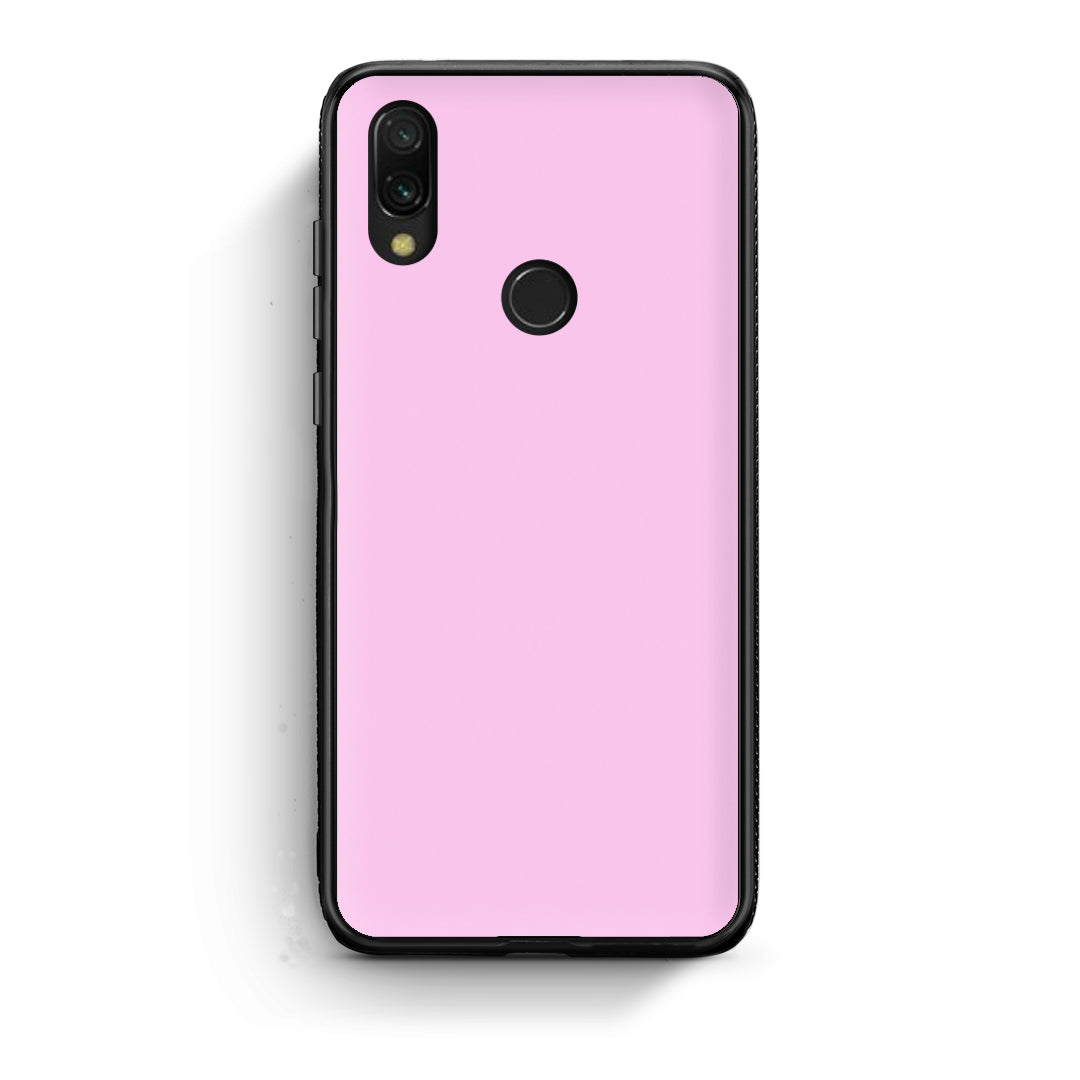 Θήκη Xiaomi Redmi 7 Cotton Candy Pink από τη Smartfits με σχέδιο στο πίσω μέρος και μαύρο περίβλημα | Xiaomi Redmi 7 Cotton Candy Pink case with colorful back and black bezels