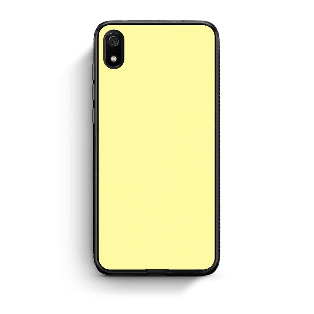 Θήκη Xiaomi Redmi 7A Butter Yellow από τη Smartfits με σχέδιο στο πίσω μέρος και μαύρο περίβλημα | Xiaomi Redmi 7A Butter Yellow case with colorful back and black bezels