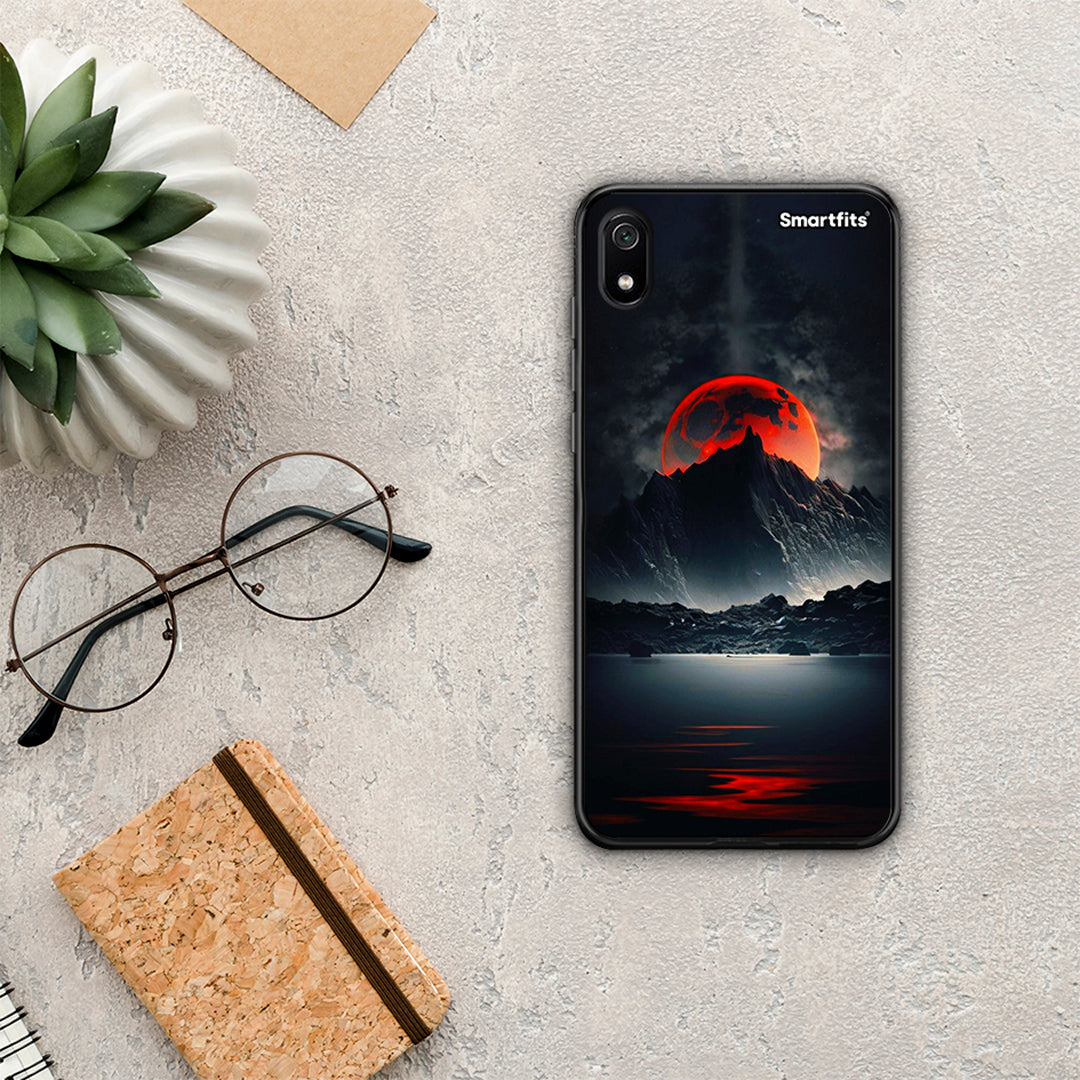 Red Full Moon - Xiaomi Redmi 7A θήκη
