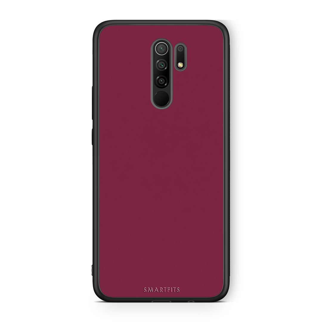Θήκη Xiaomi Redmi 9 / 9 Prime Burgundy από τη Smartfits με σχέδιο στο πίσω μέρος και μαύρο περίβλημα | Xiaomi Redmi 9 / 9 Prime Burgundy case with colorful back and black bezels