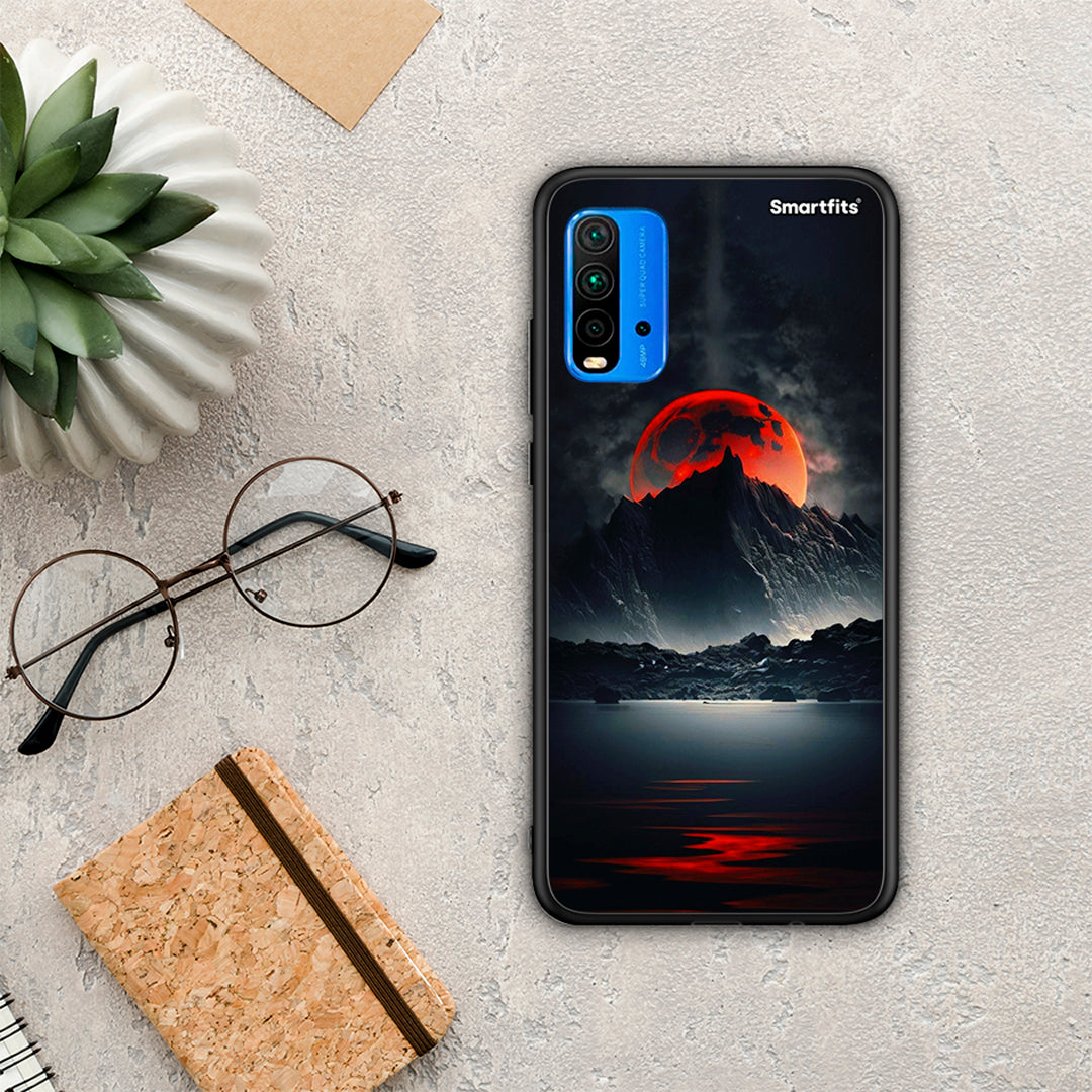 Red Full Moon - Xiaomi Redmi 9T θήκη