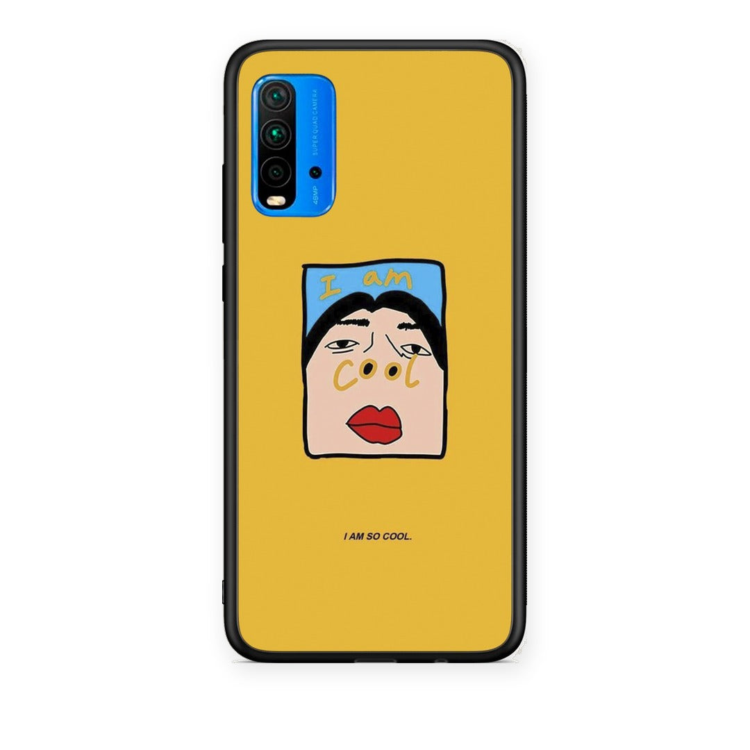 Θήκη Xiaomi Redmi 9T So Cool από τη Smartfits με σχέδιο στο πίσω μέρος και μαύρο περίβλημα | Xiaomi Redmi 9T So Cool case with colorful back and black bezels