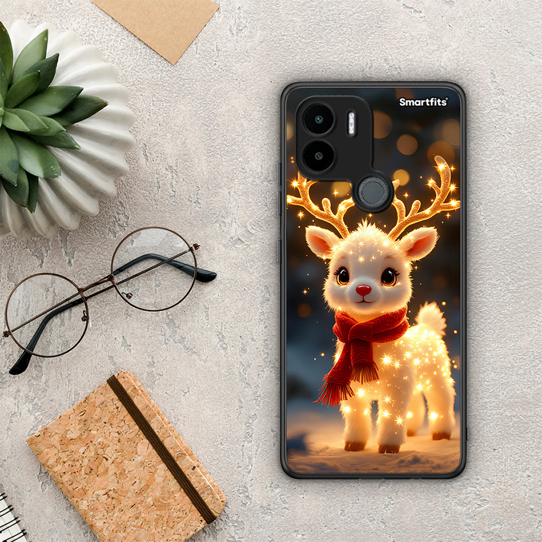 Θήκη Xiaomi Redmi A1+ / A2+ Christmas Cutie από τη Smartfits με σχέδιο στο πίσω μέρος και μαύρο περίβλημα | Xiaomi Redmi A1+ / A2+ Christmas Cutie Case with Colorful Back and Black Bezels