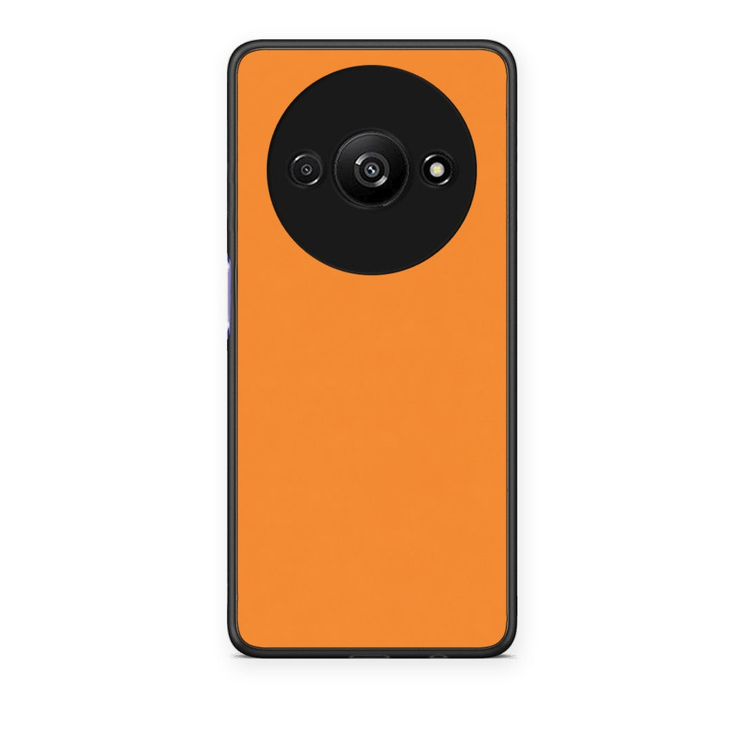 Θήκη Xiaomi Redmi A3 Tangerine Orange από τη Smartfits με σχέδιο στο πίσω μέρος και μαύρο περίβλημα | Xiaomi Redmi A3 Tangerine Orange case with colorful back and black bezels