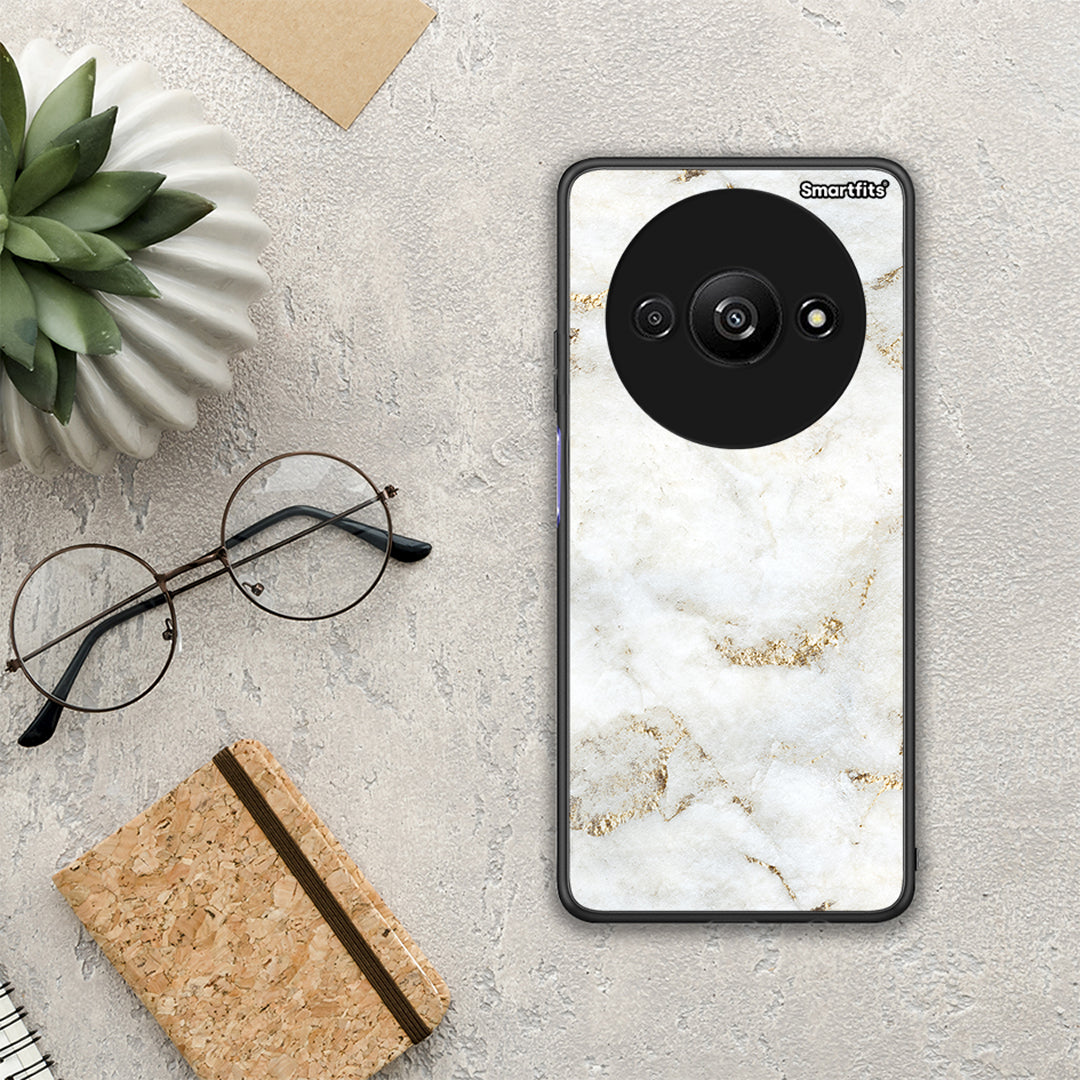White Gold Marble - Xiaomi Redmi A3 θήκη