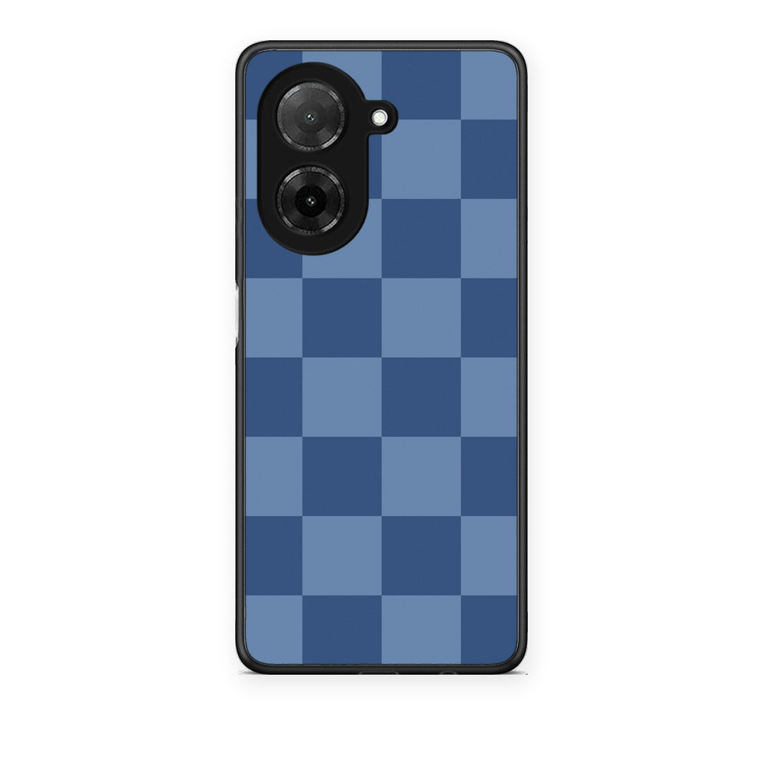 Θήκη Xiaomi Redmi A5 Denim Blue Checkerboard από τη Smartfits με σχέδιο στο πίσω μέρος και μαύρο περίβλημα | Xiaomi Redmi A5 Denim Blue Checkerboard case with colorful back and black bezels