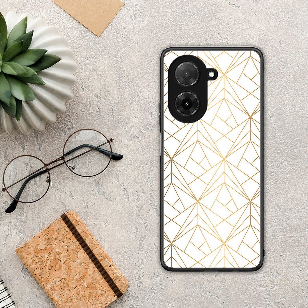 Geometric Luxury White - Xiaomi Redmi A5 θήκη