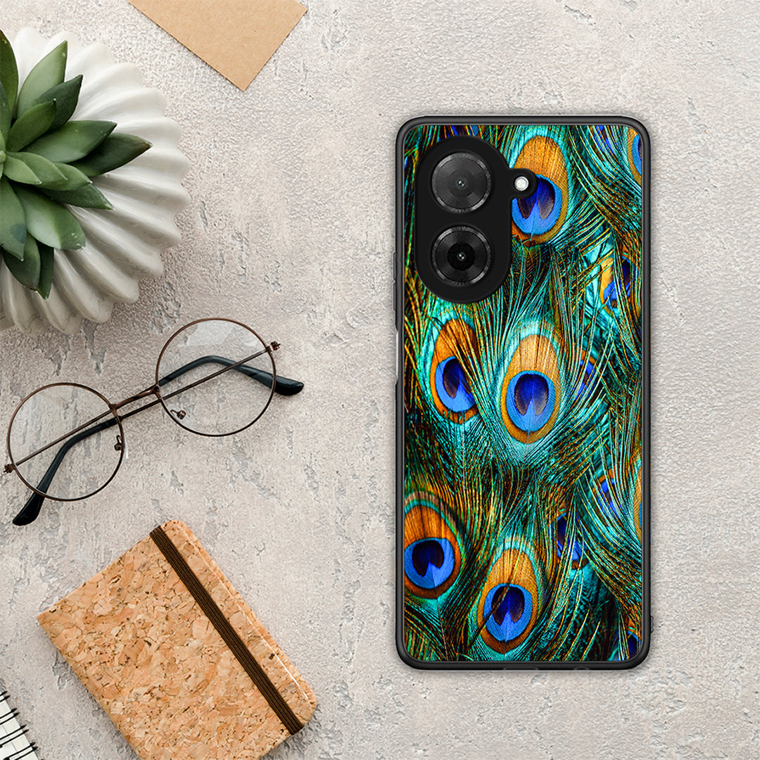Real Peacock Feathers - Xiaomi Redmi A5 θήκη