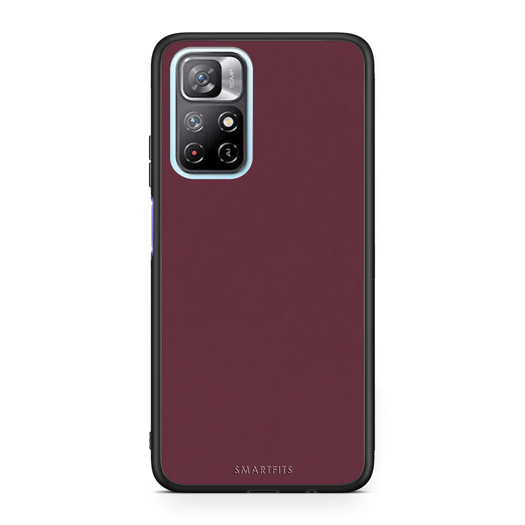 Θήκη Xiaomi Redmi Note 11S 5G Muted Burgundy από τη Smartfits με σχέδιο στο πίσω μέρος και μαύρο περίβλημα | Xiaomi Redmi Note 11S 5G Muted Burgundy case with colorful back and black bezels