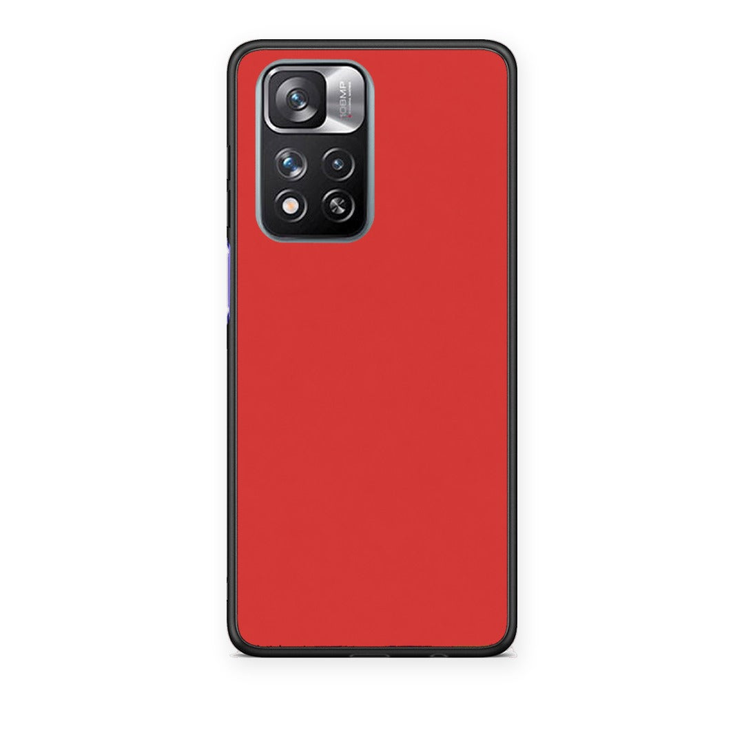 Θήκη Xiaomi Redmi Note 11 Pro+ 5G Poppy Red από τη Smartfits με σχέδιο στο πίσω μέρος και μαύρο περίβλημα | Xiaomi Redmi Note 11 Pro+ 5G Poppy Red case with colorful back and black bezels
