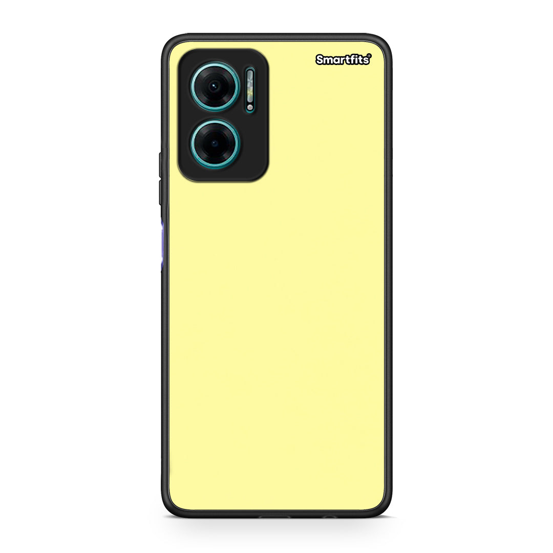 Θήκη Xiaomi Redmi Note 11E Butter Yellow από τη Smartfits με σχέδιο στο πίσω μέρος και μαύρο περίβλημα | Xiaomi Redmi Note 11E Butter Yellow case with colorful back and black bezels