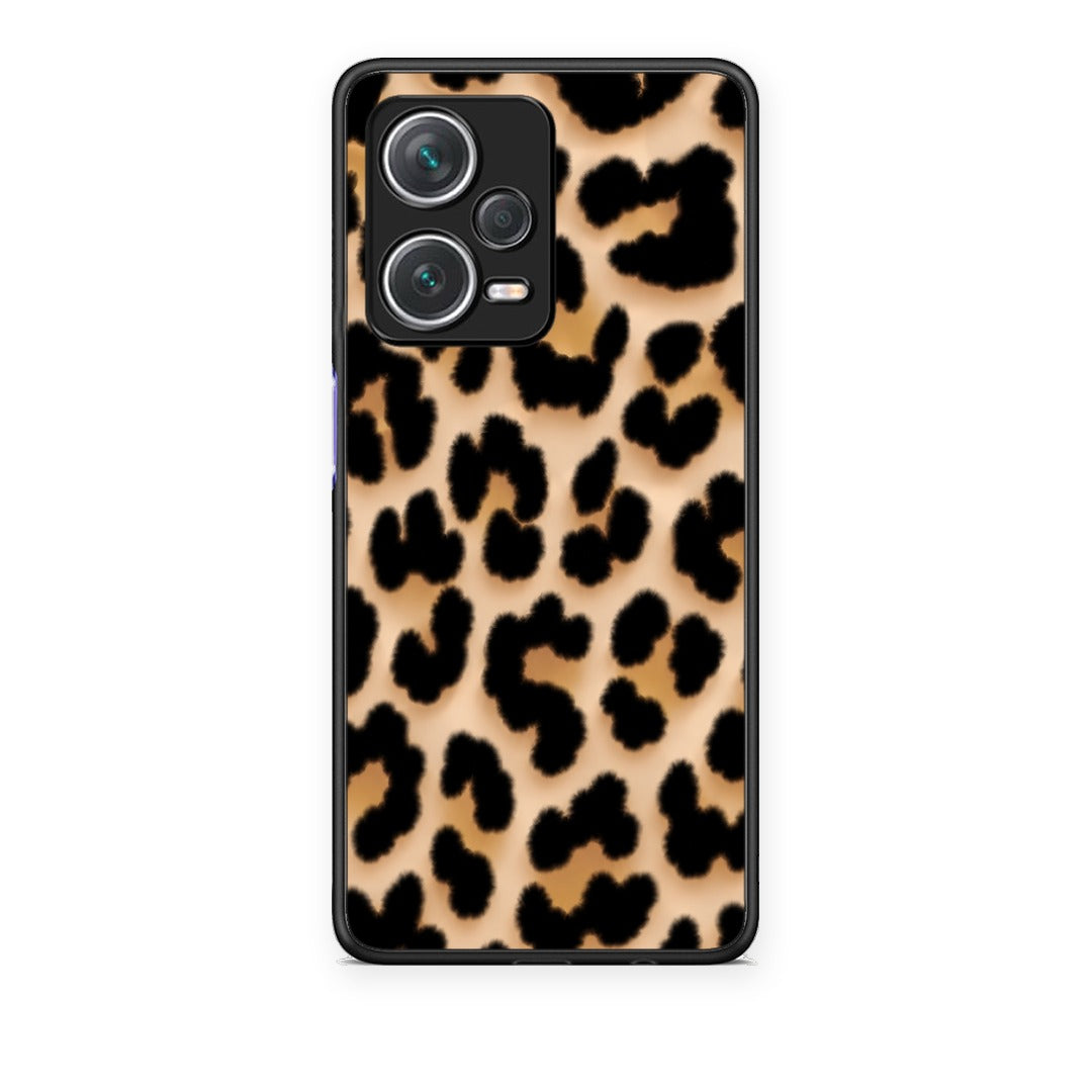 Θήκη Xiaomi Redmi Note 12 Pro+ / 12 Pro Discovery Leopard Print Tan Large από τη Smartfits με σχέδιο στο πίσω μέρος και μαύρο περίβλημα | Xiaomi Redmi Note 12 Pro+ / 12 Pro Discovery Leopard Print Tan Large case with colorful back and black bezels