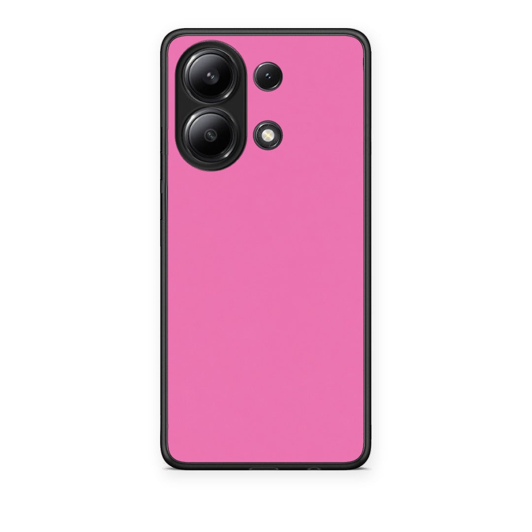 Θήκη Xiaomi Redmi Note 13 4G Rose Pink από τη Smartfits με σχέδιο στο πίσω μέρος και μαύρο περίβλημα | Xiaomi Redmi Note 13 4G Rose Pink case with colorful back and black bezels