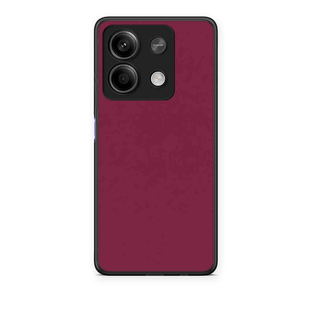 Θήκη Xiaomi Redmi Note 13 5G Burgundy από τη Smartfits με σχέδιο στο πίσω μέρος και μαύρο περίβλημα | Xiaomi Redmi Note 13 5G Burgundy case with colorful back and black bezels