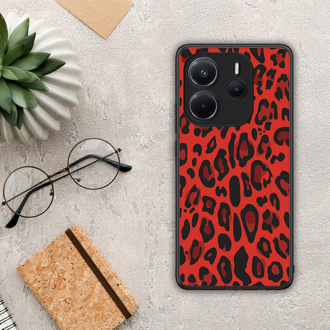Animal Red Leopard - Xiaomi Redmi Note 14 4G θήκη