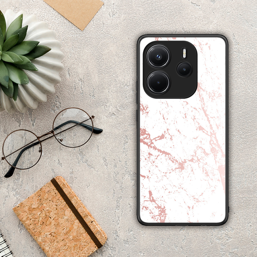 Marble Pink Splash - Xiaomi Redmi Note 14 4G θήκη