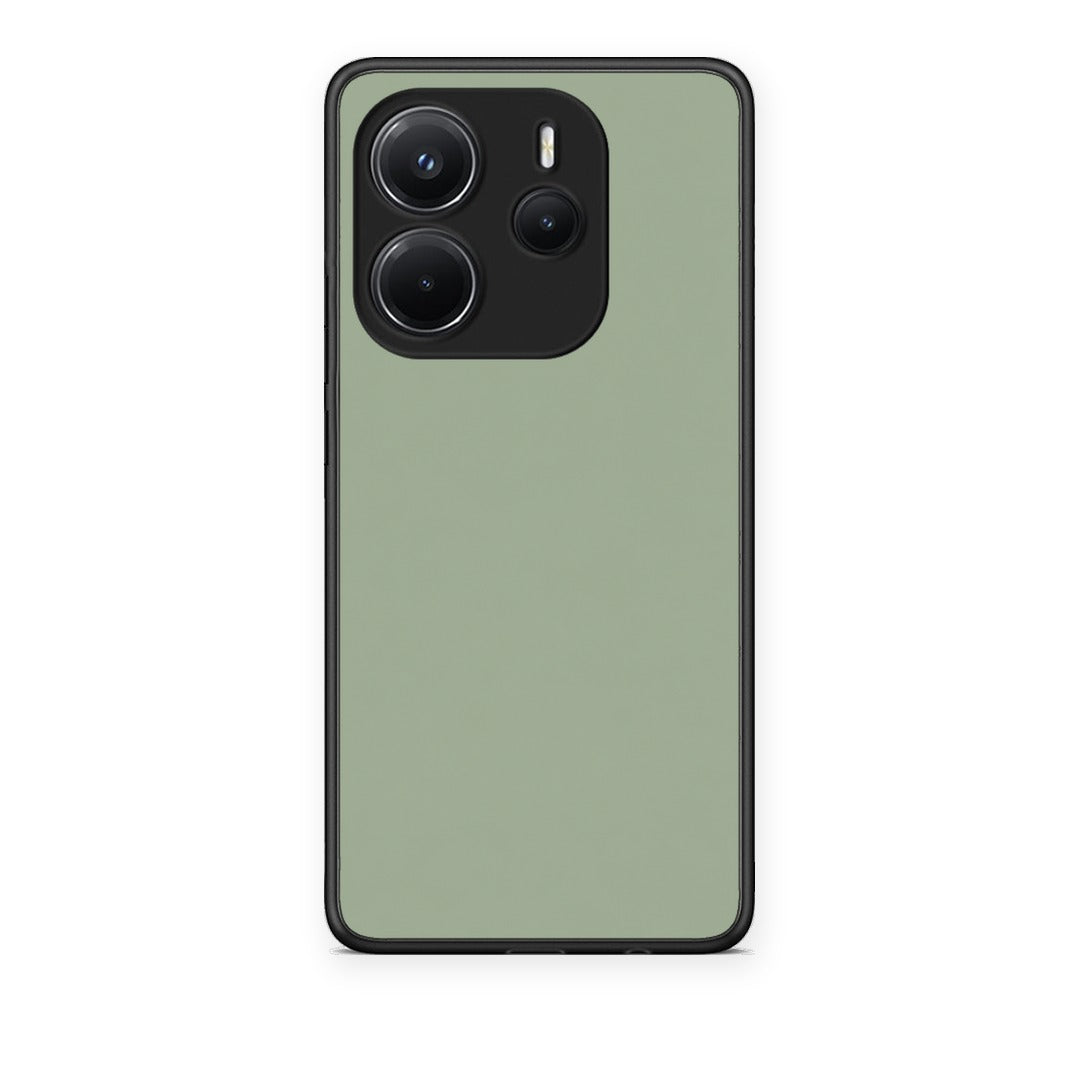 Θήκη Xiaomi Redmi Note 14 4G Sage Green από τη Smartfits με σχέδιο στο πίσω μέρος και μαύρο περίβλημα | Xiaomi Redmi Note 14 4G Sage Green case with colorful back and black bezels