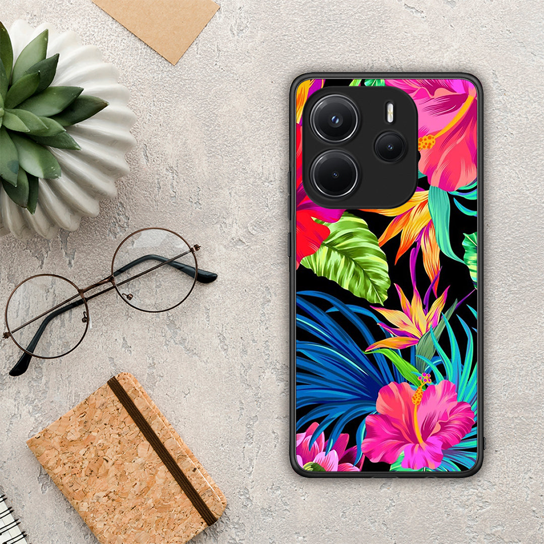 Tropical Flowers - Xiaomi Redmi Note 14 4G θήκη