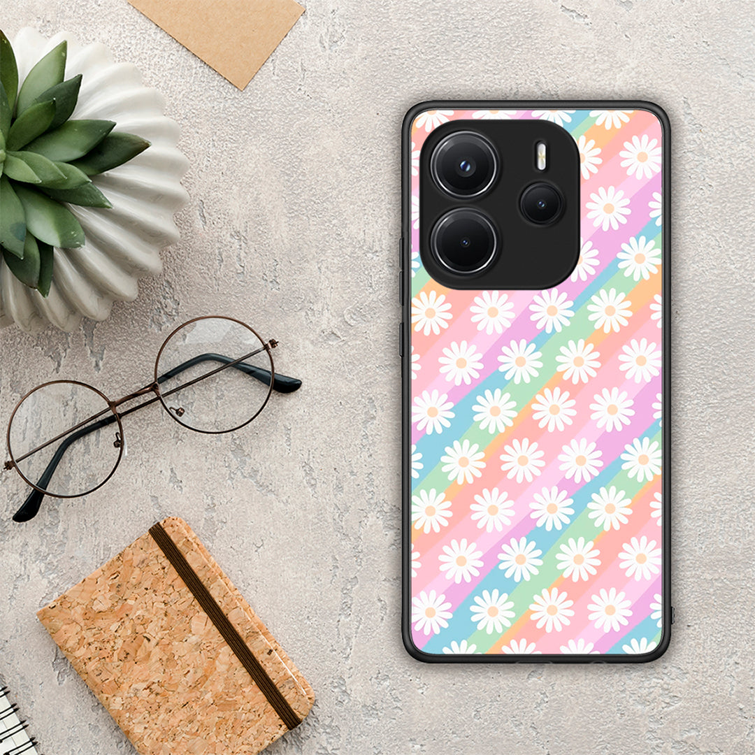 White Daisies - Xiaomi Redmi Note 14 4G θήκη