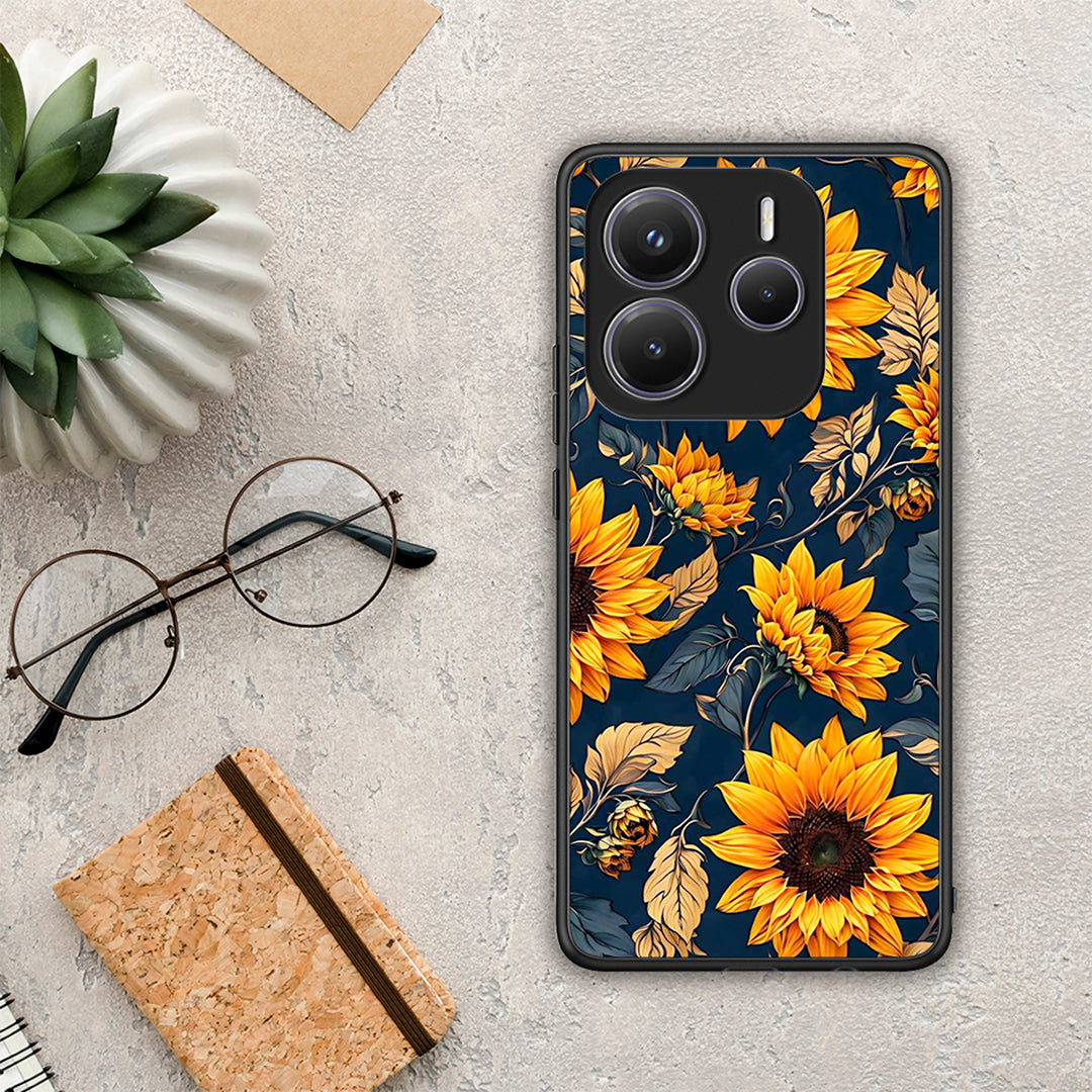 Autumn Sunflowers - Xiaomi Redmi Note 14 5G θήκη