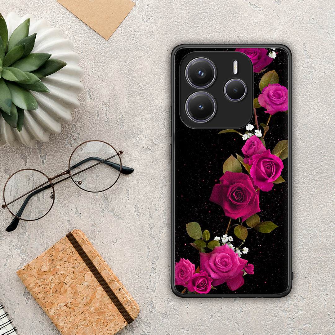 Flower Red Roses - Xiaomi Redmi Note 14 5G θήκη