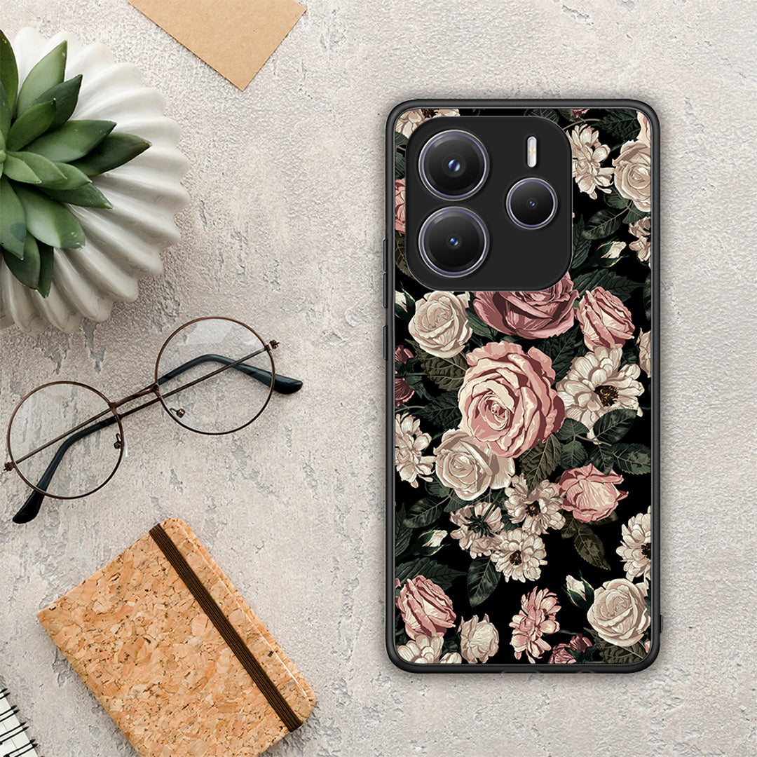 Flower Wild Roses - Xiaomi Redmi Note 14 5G θήκη