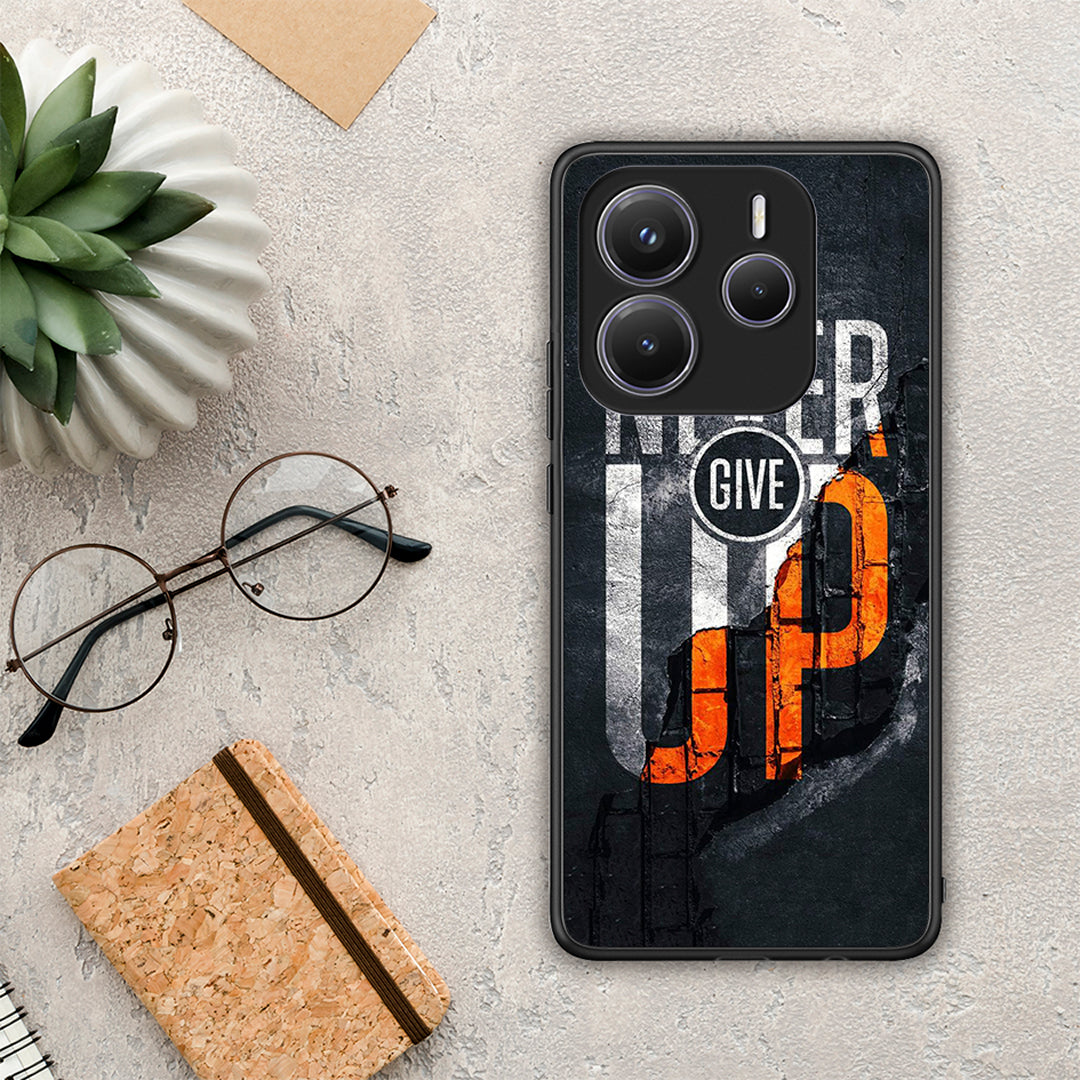 Never Give Up - Xiaomi Redmi Note 14 5G θήκη