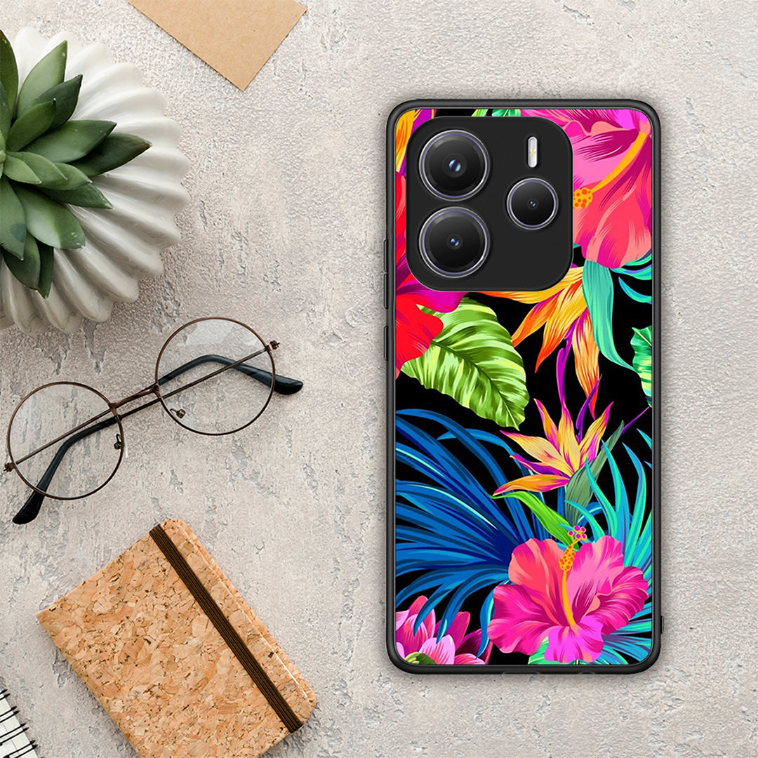 Tropical Flowers - Xiaomi Redmi Note 14 5G θήκη