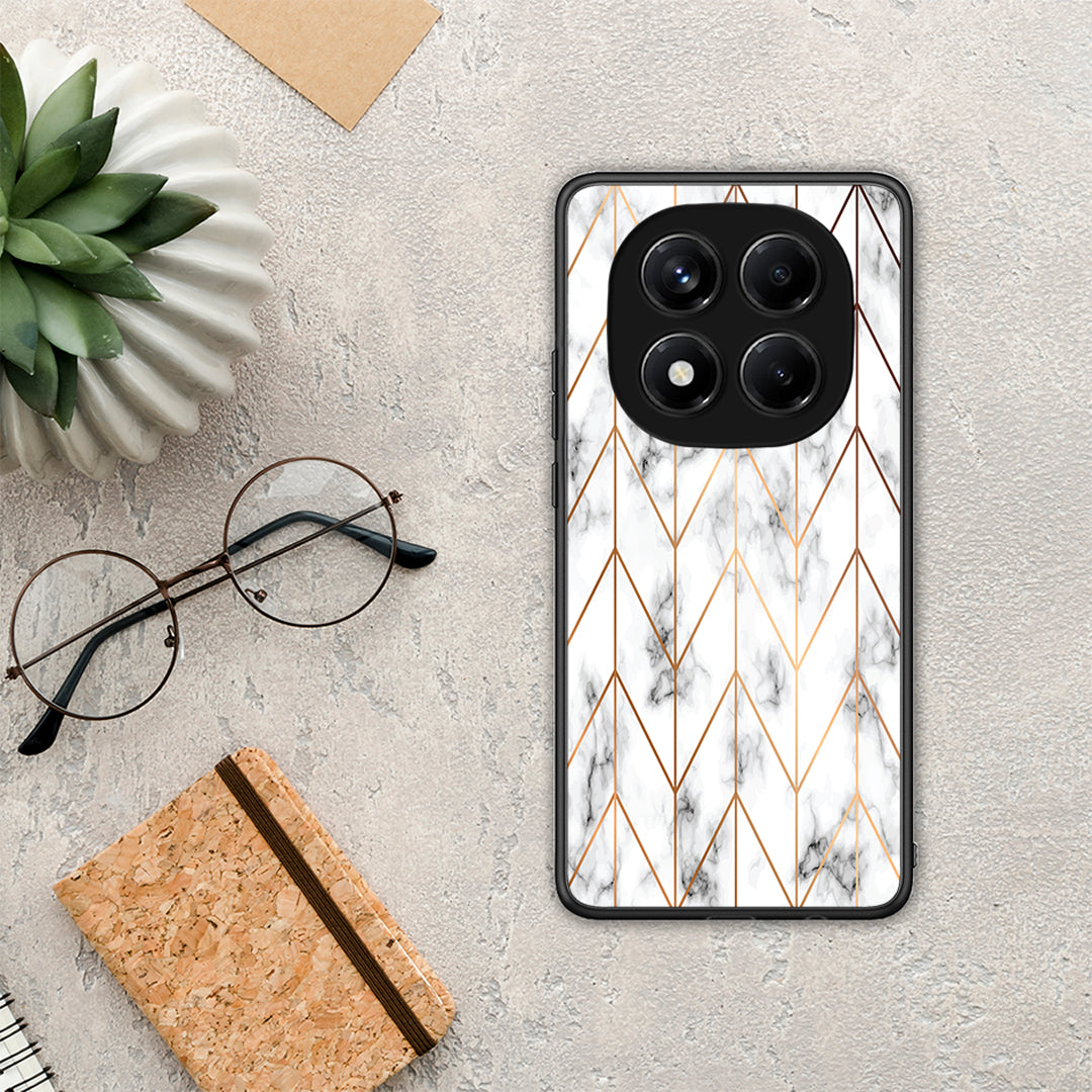 Marble Gold Geometric - Xiaomi Redmi Note 14 Pro 4G θήκη