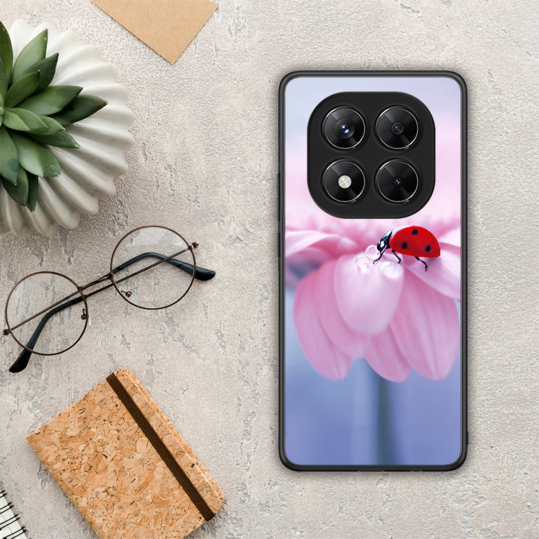 Ladybug Flower - Xiaomi Redmi Note 14 Pro 5G / Poco X7 θήκη