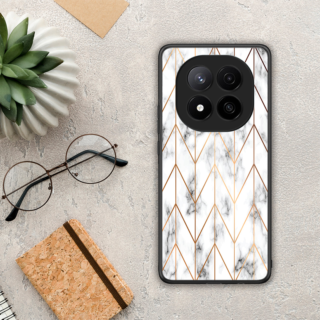 Marble Gold Geometric - Xiaomi Redmi Note 14 Pro Plus 5G θήκη