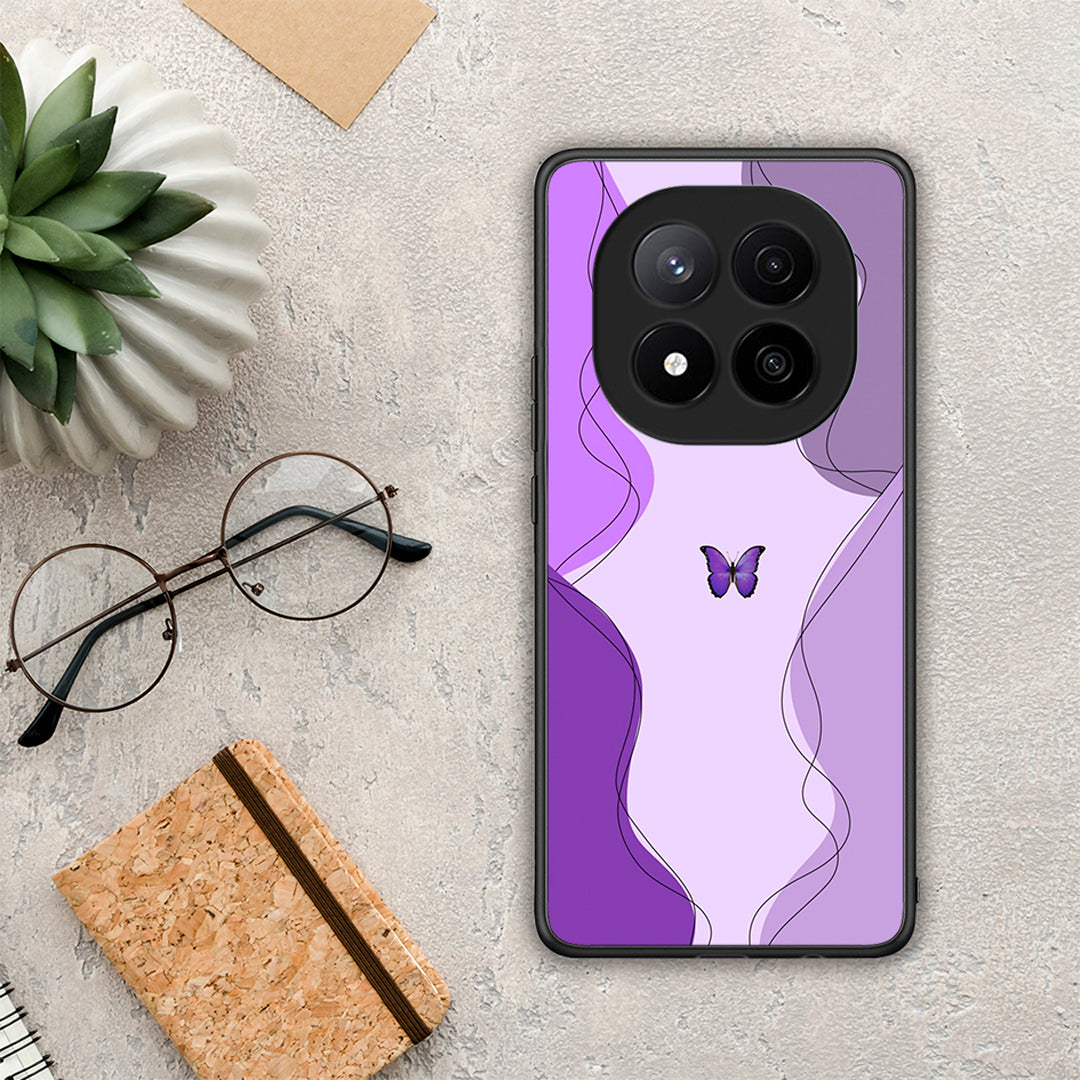 Purple Mariposa - Xiaomi Redmi Note 14 Pro Plus 5G θήκη