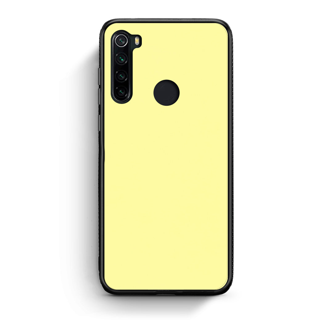 Θήκη Xiaomi Redmi Note 8 Butter Yellow από τη Smartfits με σχέδιο στο πίσω μέρος και μαύρο περίβλημα | Xiaomi Redmi Note 8 Butter Yellow case with colorful back and black bezels