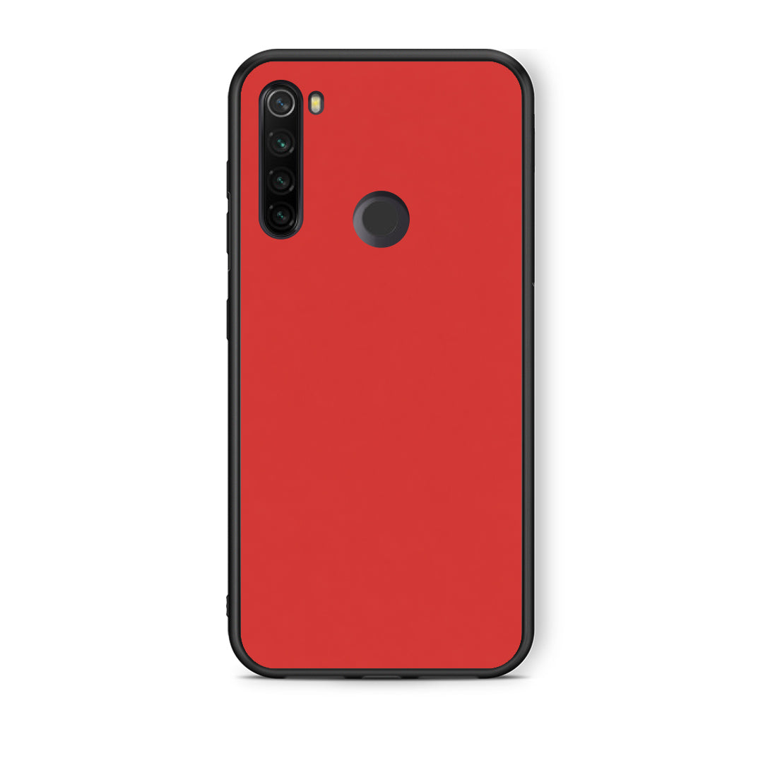 Θήκη Xiaomi Redmi Note 8T Poppy Red από τη Smartfits με σχέδιο στο πίσω μέρος και μαύρο περίβλημα | Xiaomi Redmi Note 8T Poppy Red case with colorful back and black bezels