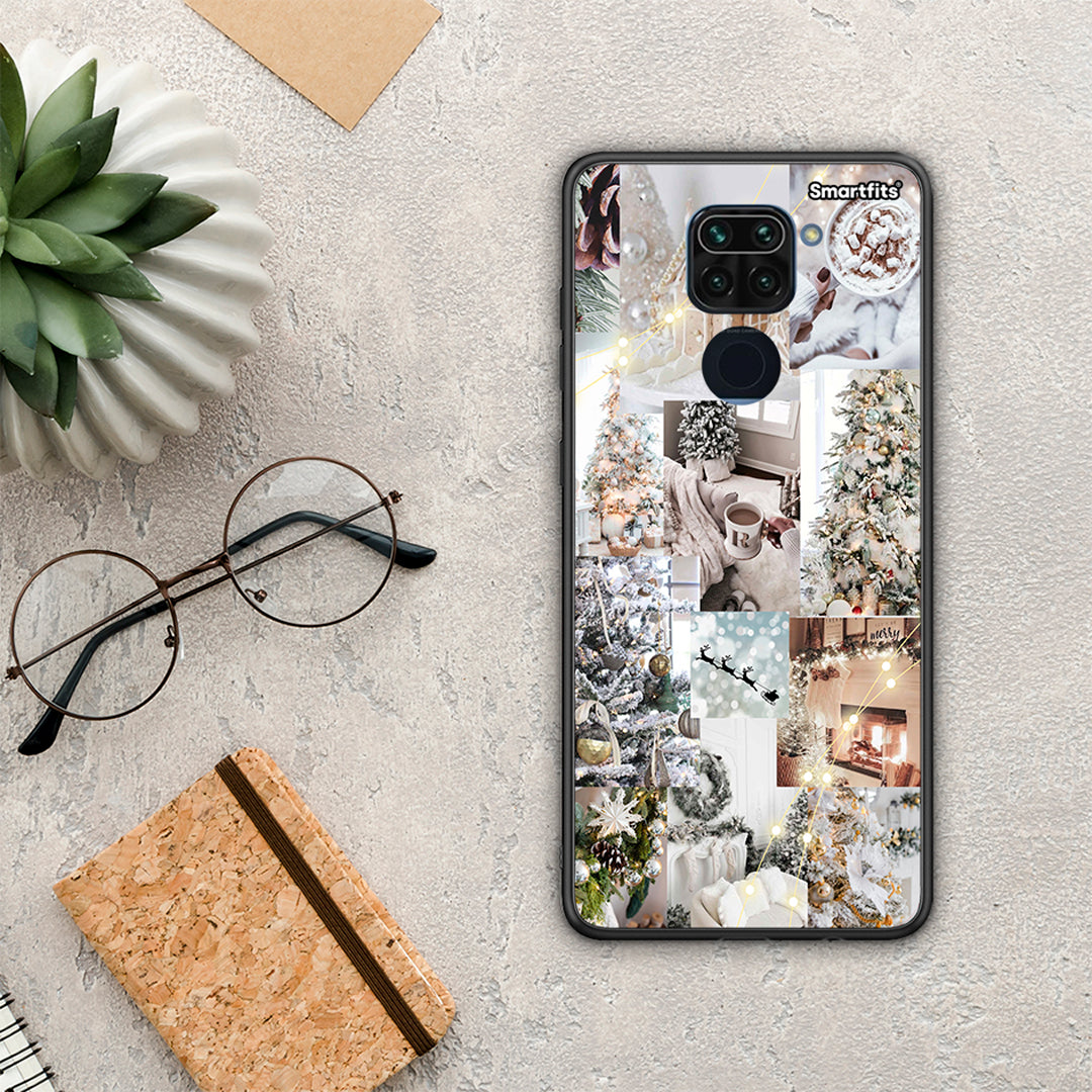 White Christmas - Xiaomi Redmi Note 9 θήκη