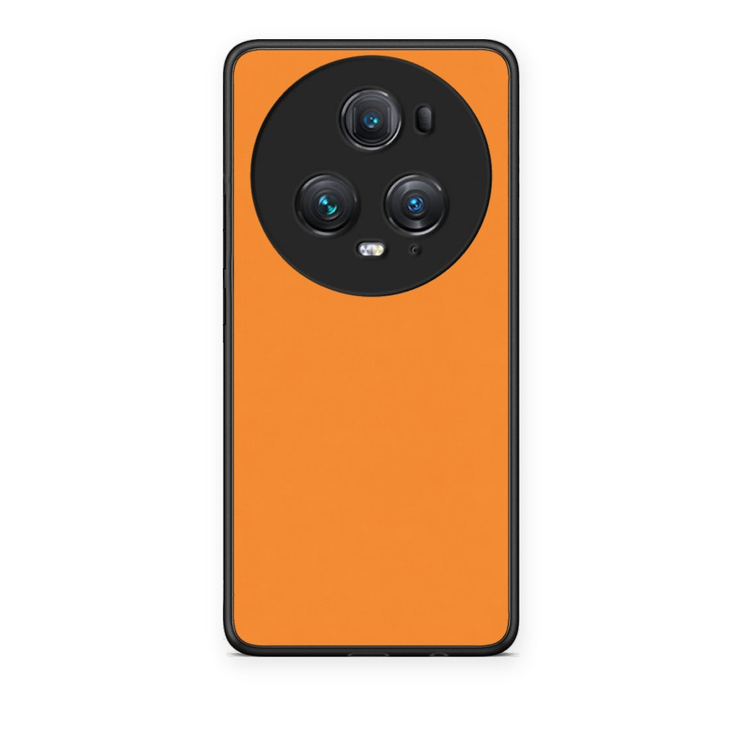 Θήκη Honor Magic5 Pro Tangerine Orange από τη Smartfits με σχέδιο στο πίσω μέρος και μαύρο περίβλημα | Honor Magic5 Pro Tangerine Orange case with colorful back and black bezels