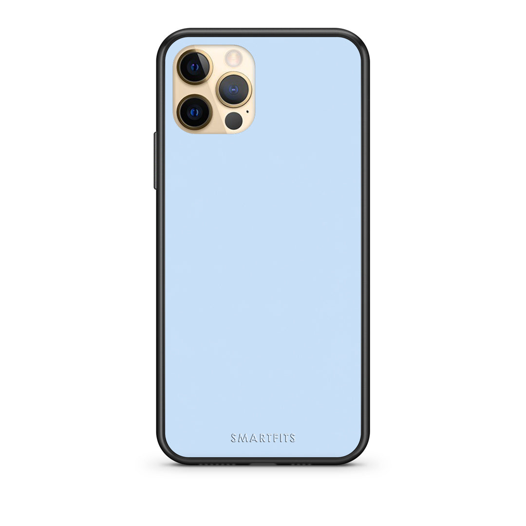 Θήκη iPhone 12 Pro Powder Blue από τη Smartfits με σχέδιο στο πίσω μέρος και μαύρο περίβλημα | iPhone 12 Pro Powder Blue case with colorful back and black bezels