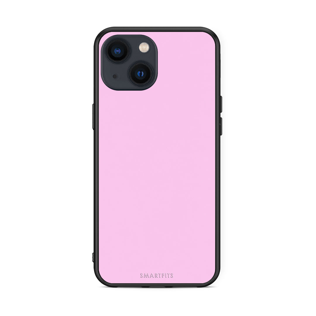 Θήκη iPhone 13 Cotton Candy Pink από τη Smartfits με σχέδιο στο πίσω μέρος και μαύρο περίβλημα | iPhone 13 Cotton Candy Pink case with colorful back and black bezels