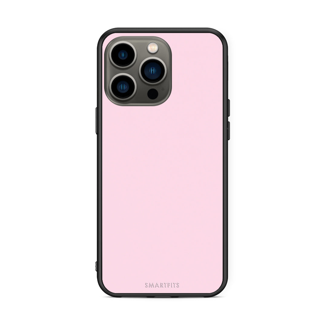 Θήκη iPhone 13 Pro Pale Pink από τη Smartfits με σχέδιο στο πίσω μέρος και μαύρο περίβλημα | iPhone 13 Pro Pale Pink case with colorful back and black bezels